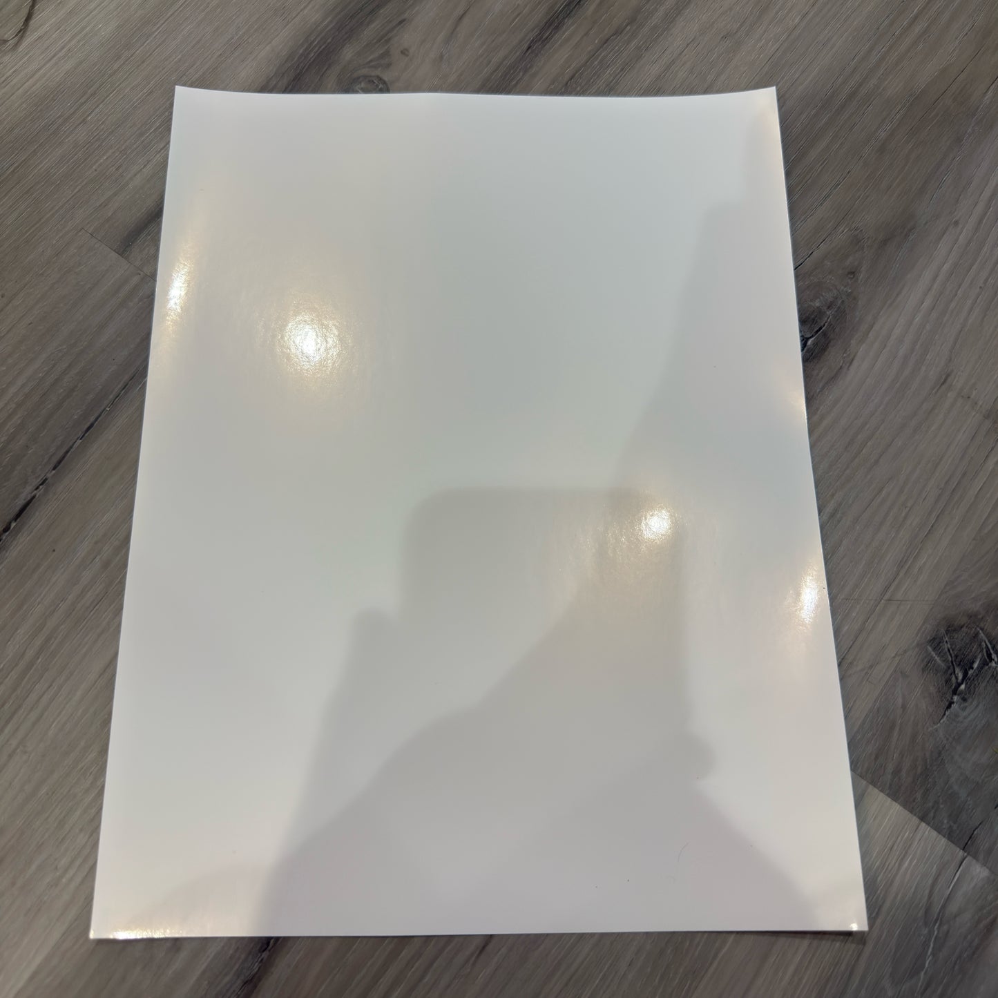 Glossy White Vinyl Paper