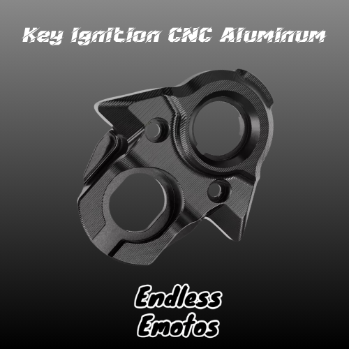 Key Ignition Cover Carbon Fiber-Style or T6-6061 Aluminum (For Light Bee X/S