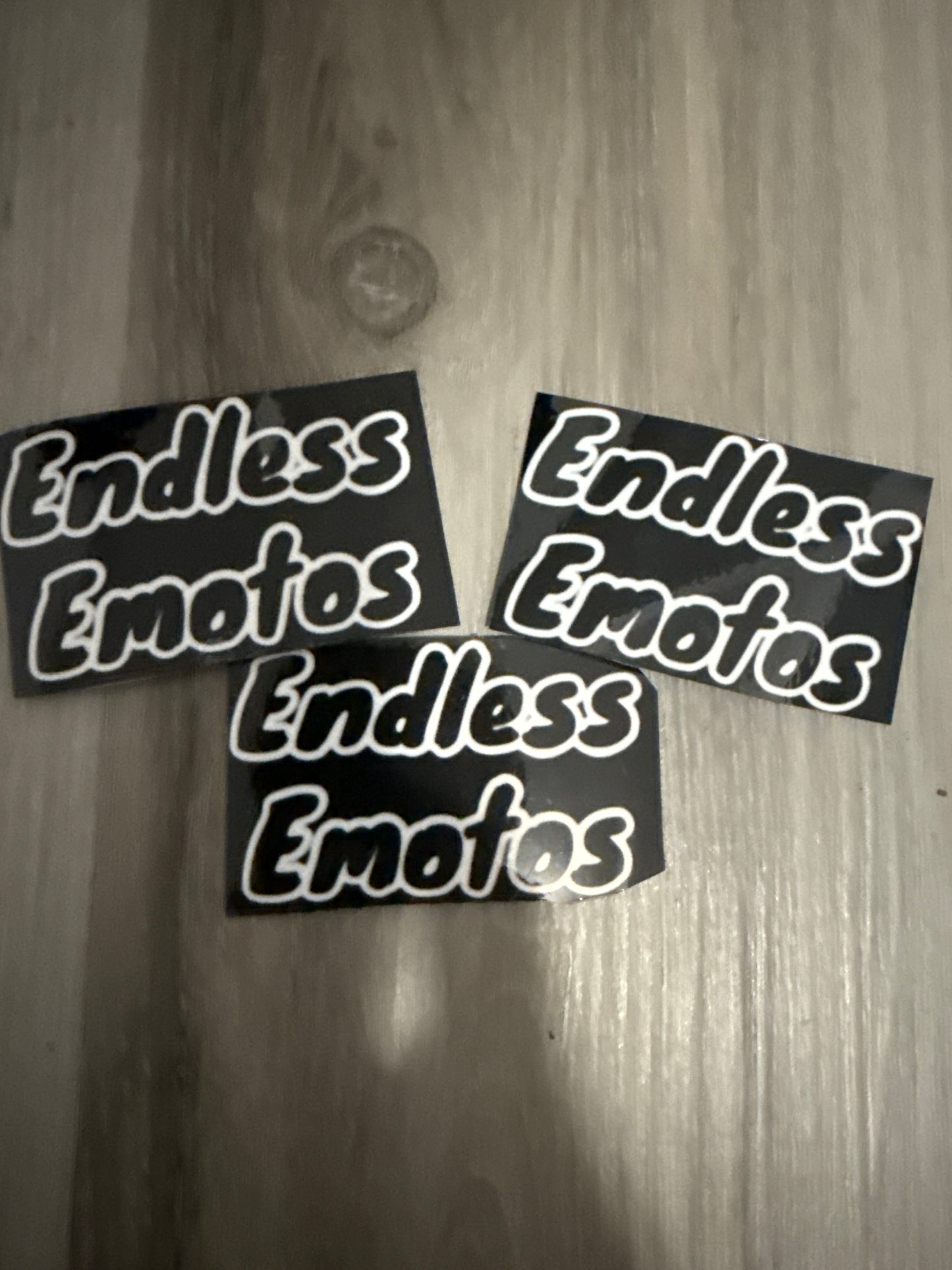 Endless Emotos sticker (3 PACK)