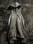 Rhinestone zip up hoodie