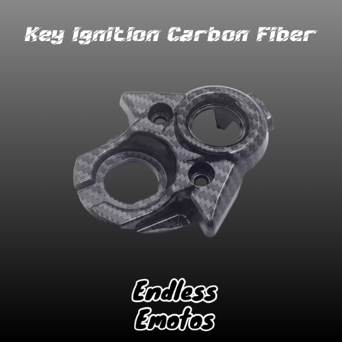 Key Ignition Cover Carbon Fiber-Style or T6-6061 Aluminum (For Light Bee X/S