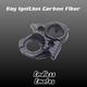 Key Ignition Cover Carbon Fiber-Style or T6-6061 Aluminum (For Light Bee X/S