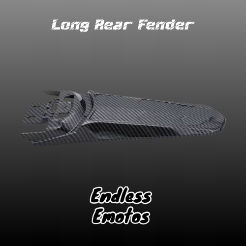 Long or Short Rear Fender Carbon Fiber (For Light Bee X/S