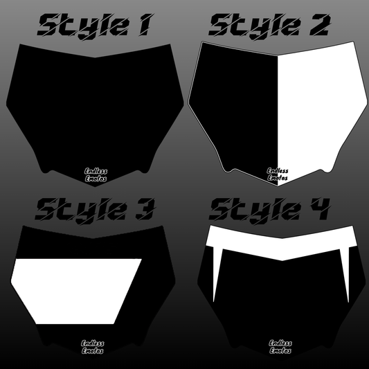 Motocutz Front Plate Decal