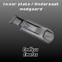 Inner Plate / Underseat Mudguard Carbon Fiber (For Light Bee X/S