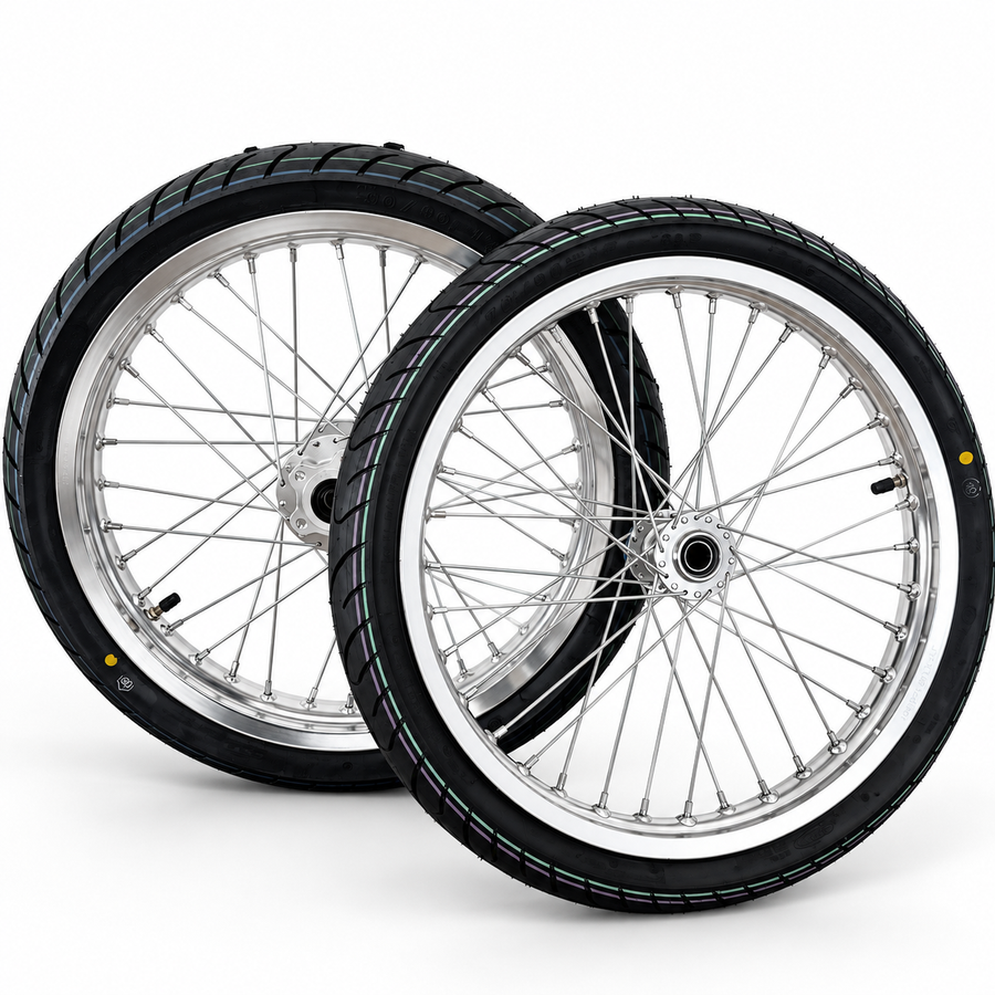 17-Inch CST Chrome LBX / E-Ride Supermoto Kit