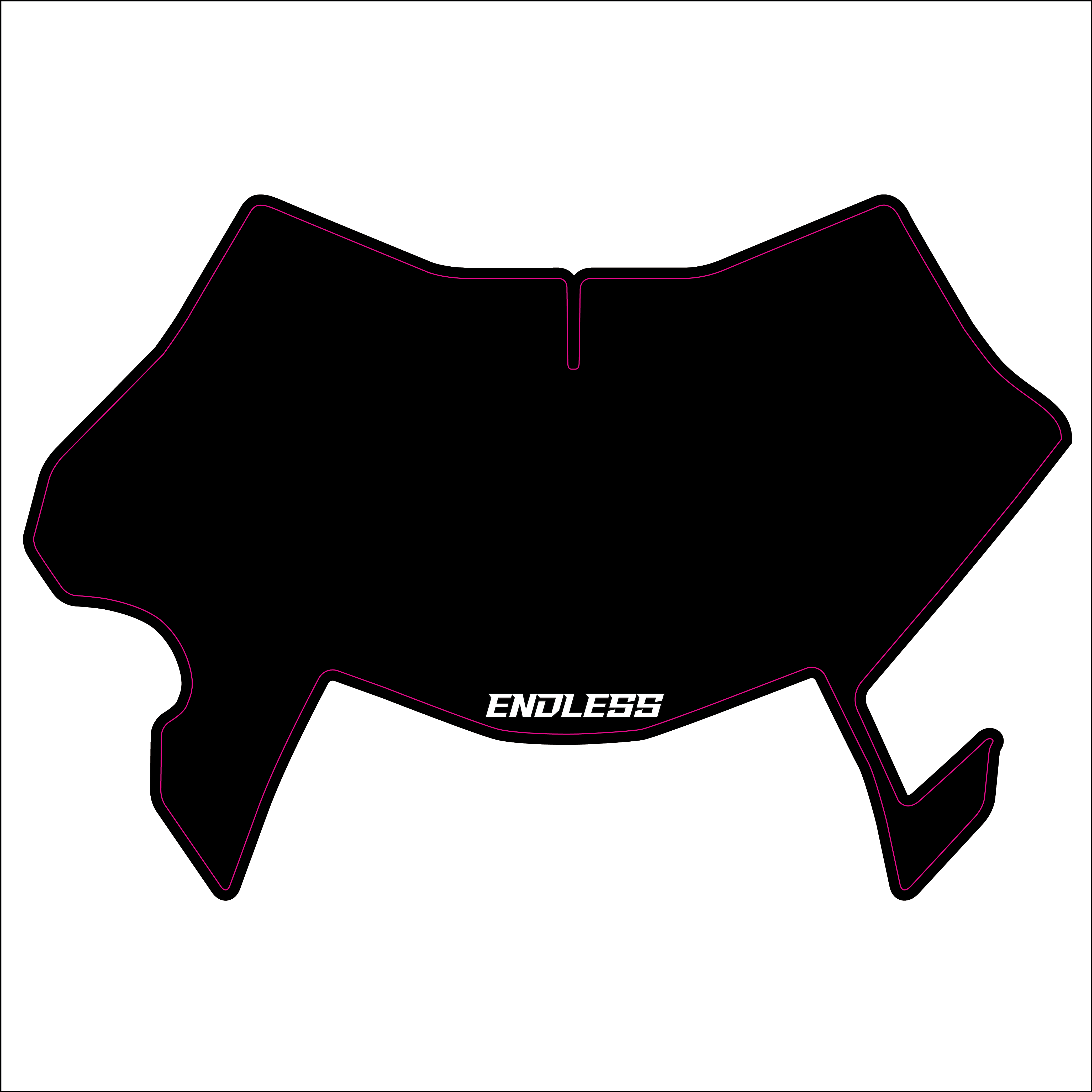 Ultra Bee Front Plate Decal