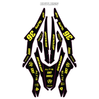 Full Ultra Bee Plastics Decals Kit